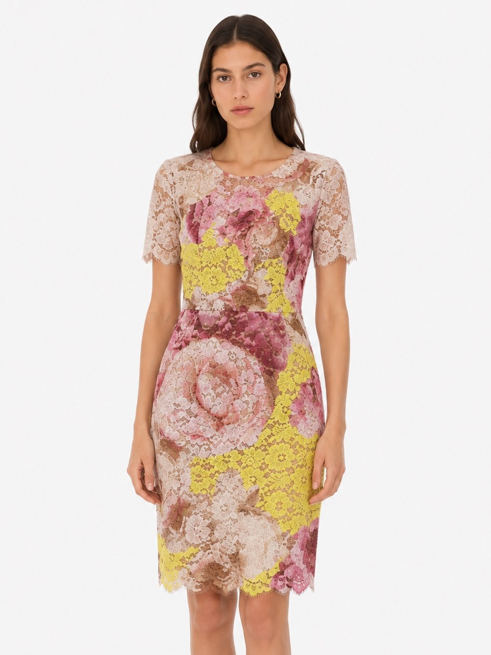 PREEN floral lace dress.